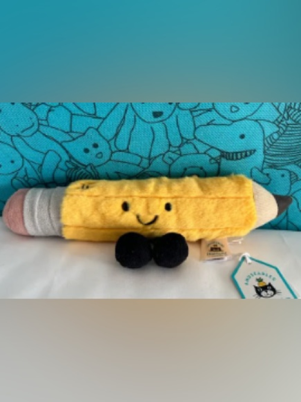 Jellycat Yellow Plush Pencil Toy